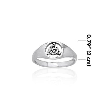 Celtic Triquetra Sterling Silver Ring TRI877 - Jewelry